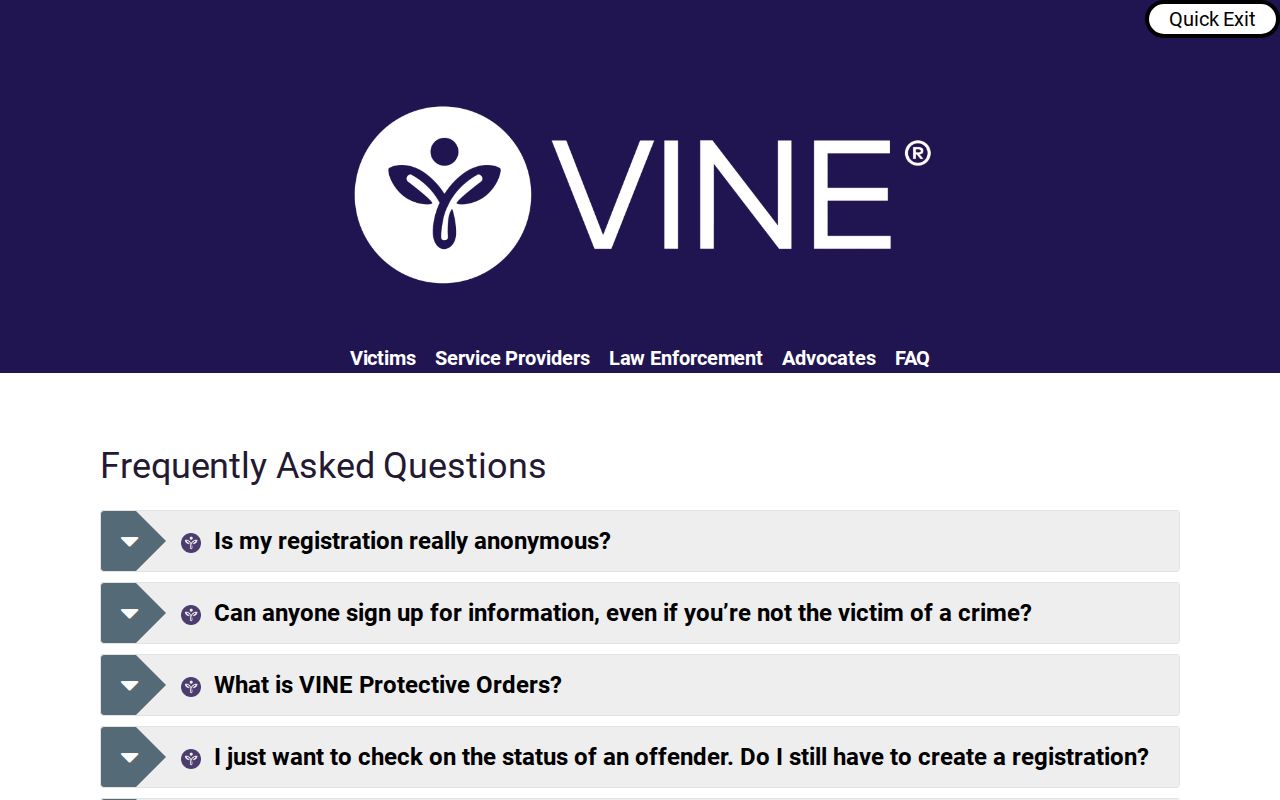 Virginia Jail VINE information for Campbell County release alerts